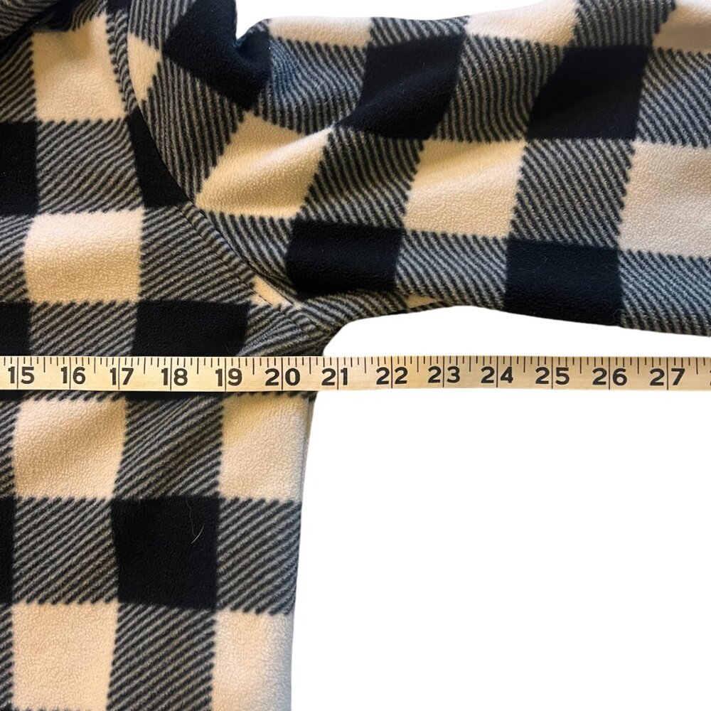 Vintage American Living Black & Cream Fleece - Picture 5 of 6